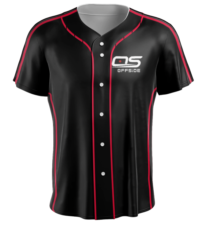 Custom Baseball Jersey - Full Button 3000 Series