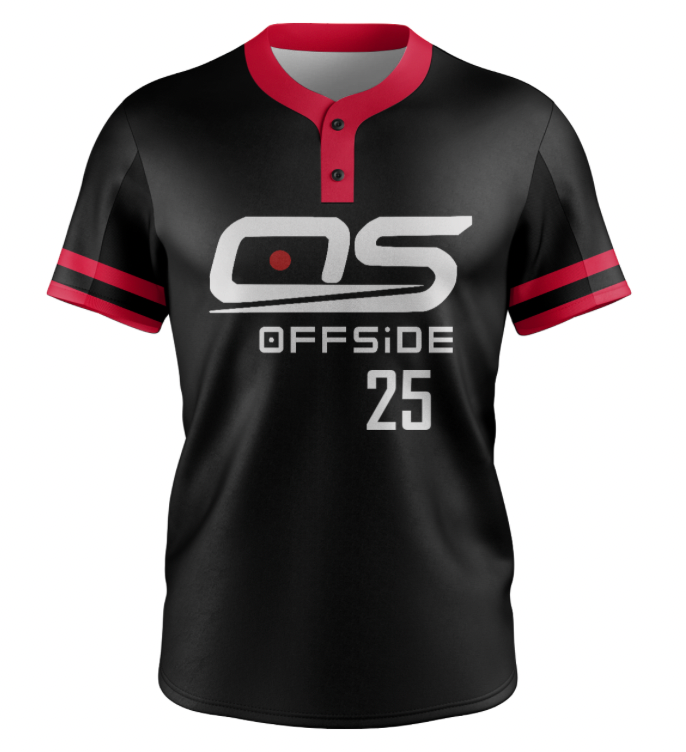 Custom Baseball Jersey - Two Button 2000 Series