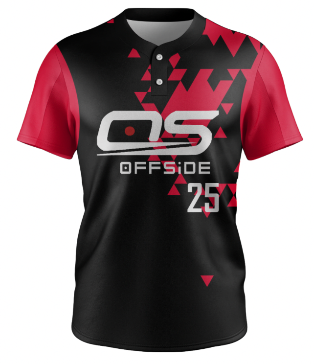 Custom Baseball Jersey - Two Button 3000 Series