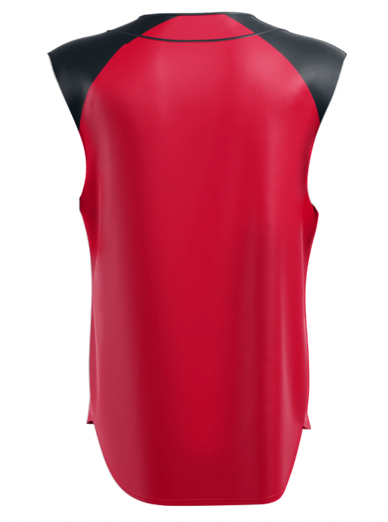 Custom Baseball Jersey - Full Button Sleeveless