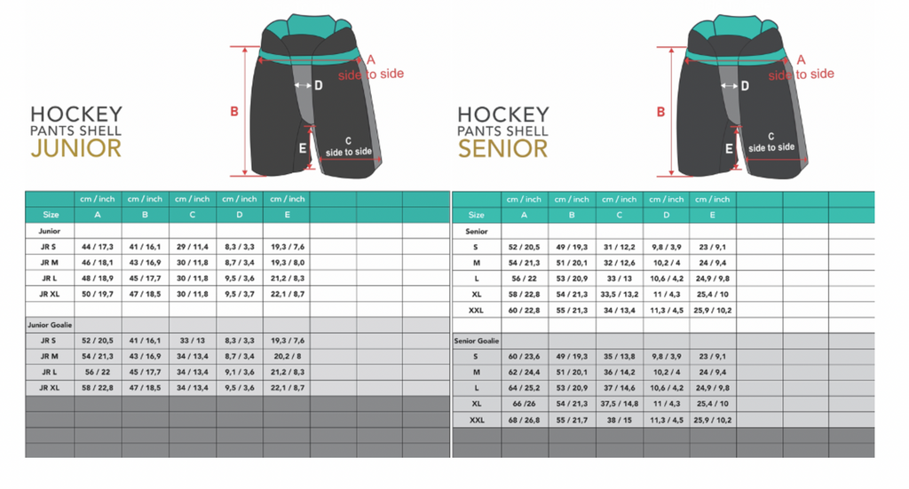 Custom Hockey Pant Shell Cut and Sew