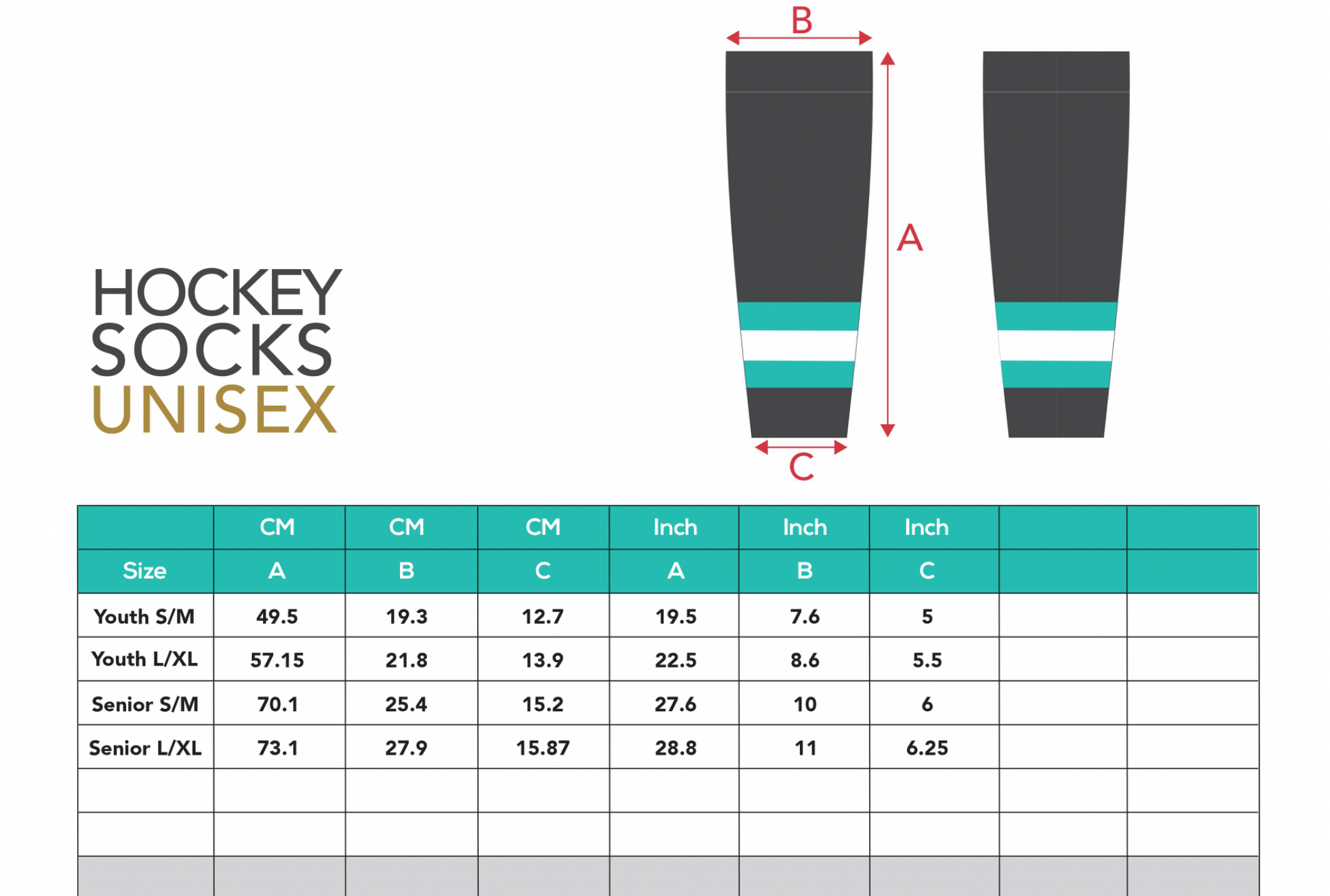 Custom Hockey Socks - 2000 Series