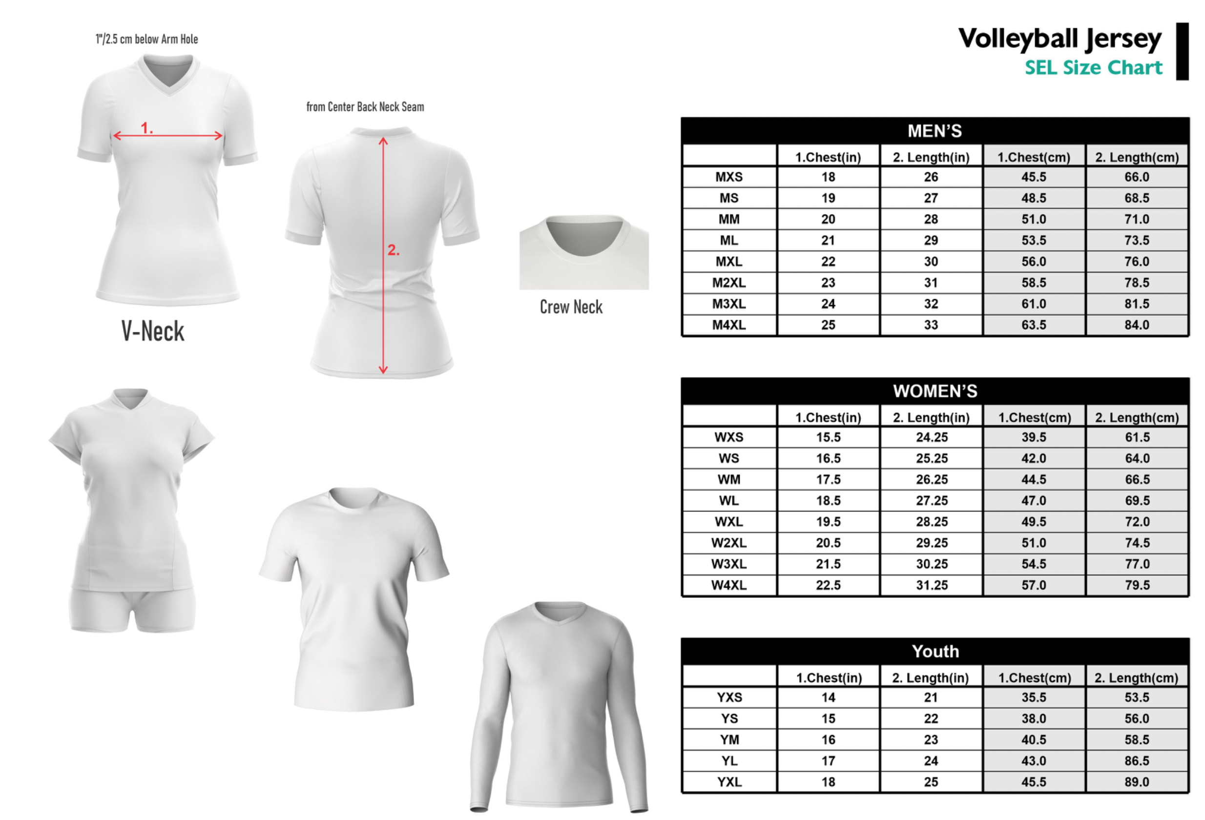 Custom Volleyball Jersey - Short Sleeve