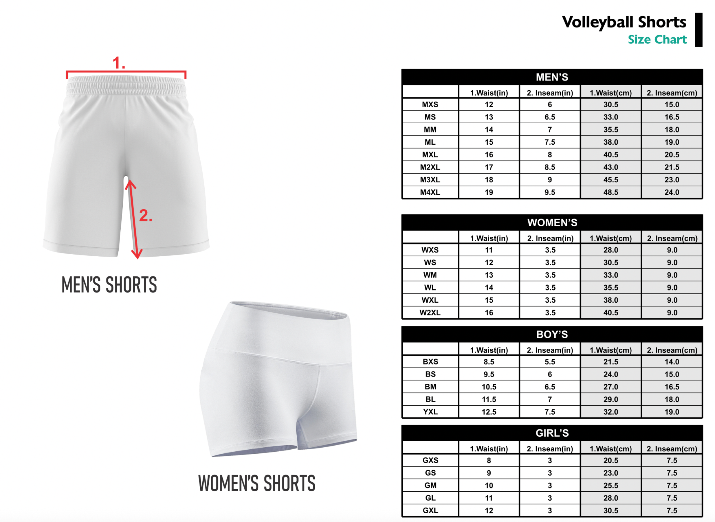 Custom Men's Volleyball Shorts